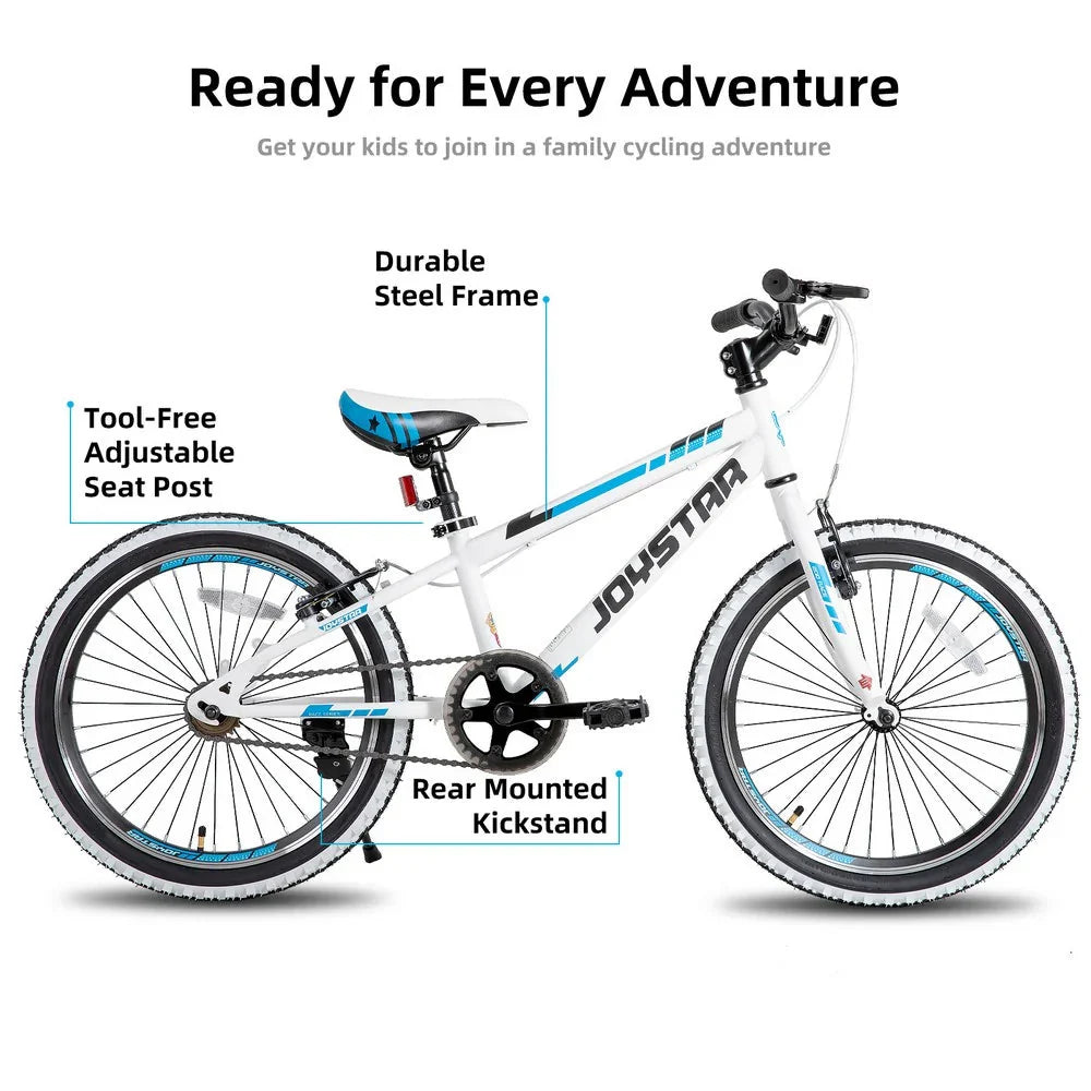 20-Inch/24-Inch Kids Mountain Bike. Single-Speed Bicycle
