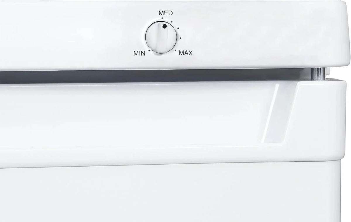Exquisit Congelador Table Top 91L. Color Blanco. Clase E. Congelador 4 Estrellas. 4 Cajones Transparentes. Puerta Reversible. Control de Temperatura.