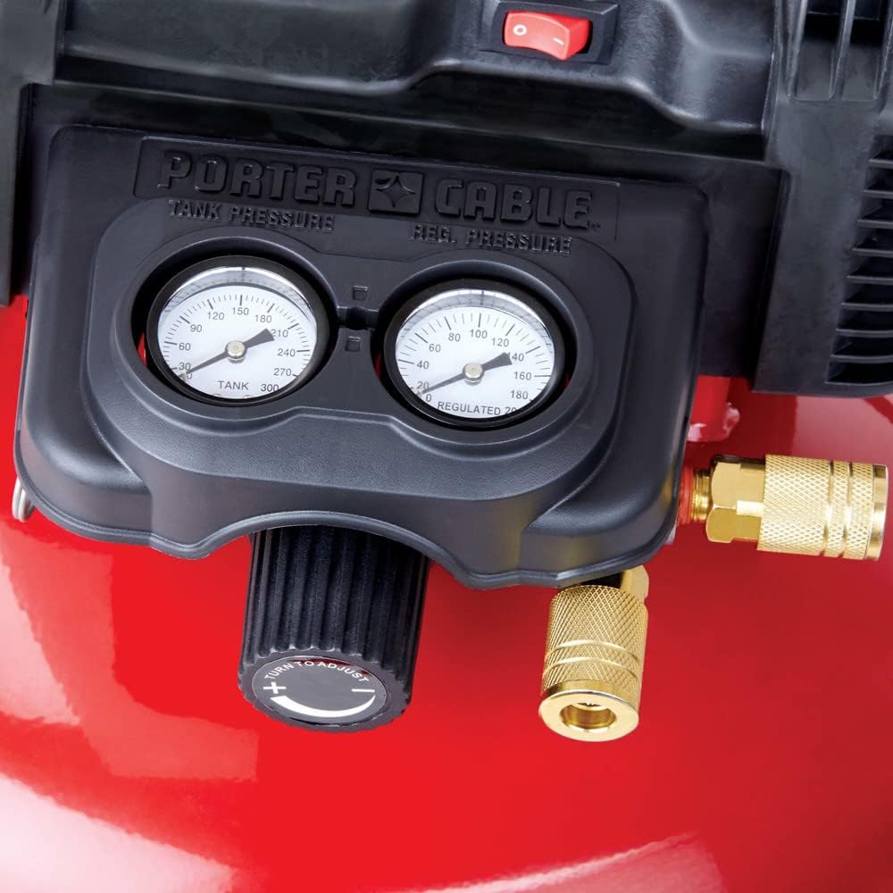 Air Compressor. 6-Gallon. Pancake. Oil-Free (C2002-ECOM)