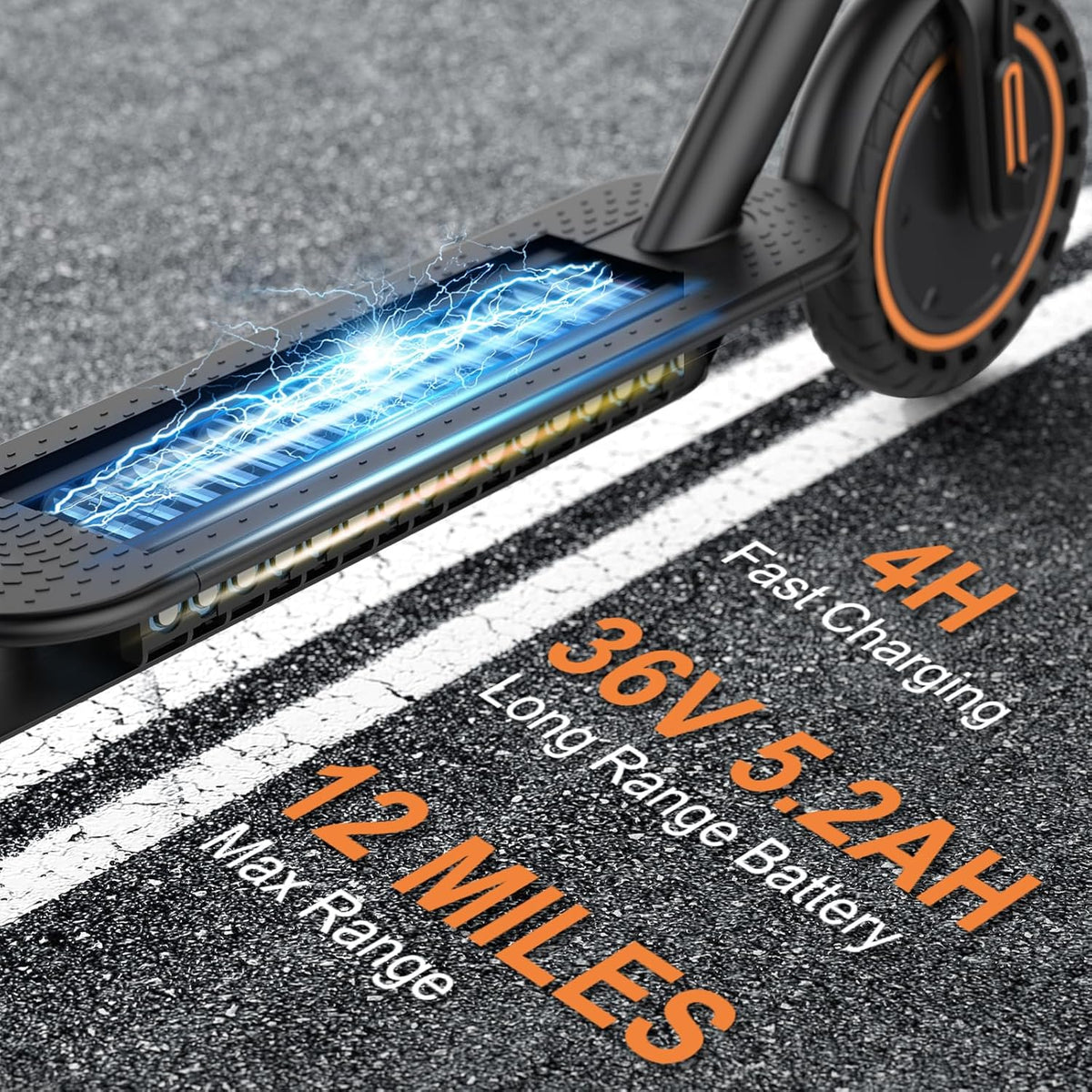 Electric Scooter. 350W Motor. 187Wh/281Wh Battery. 16/19Mph Top Speed. 8.5''Tires. Dual Braking. Folding Scooter