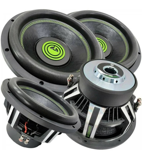 2-Pack 12-Inch 6000W Car Audio Subwoofers. 2-Ohm DVC