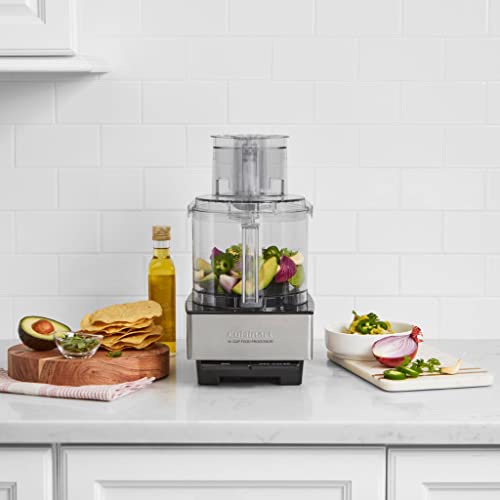 14-Cup Food Processor. Stainless Steel Vegetable Chopper for Mincing. Chopping. Slicing and Food Preparation