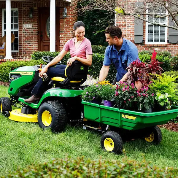 42-Inch 17.5 HP Gas Riding Lawn Mower with Hydrostatic Drive
