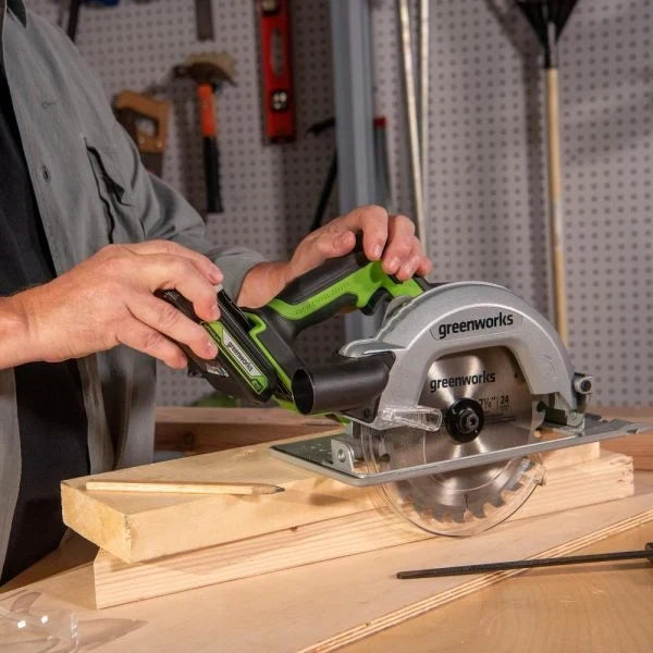 24V Brushless 7-1/4 Cordless Circular Saw – Variable Speed. Bare Tool