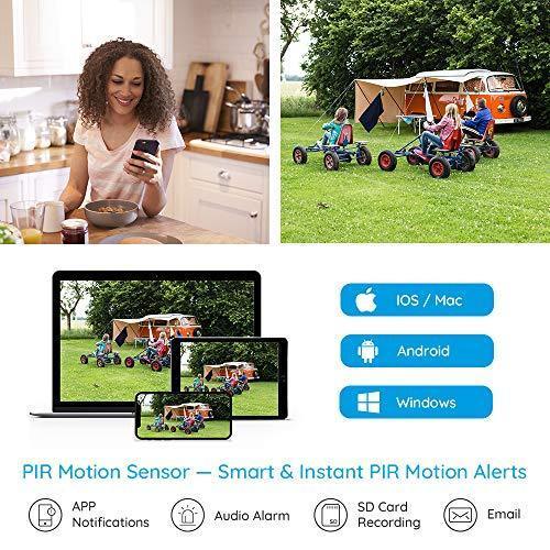 3G/4G LTE Outdoor Solar-Powered Celluar Security Camera. Wirefree Rechargeable Battery Camera System