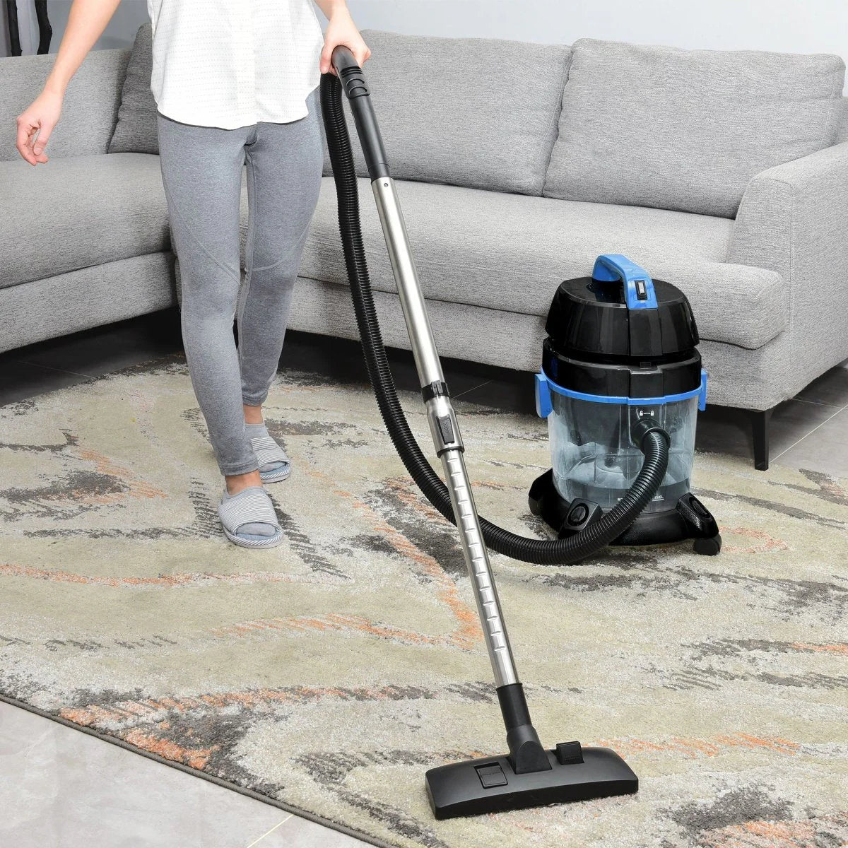 Water Filtration Vacuum Cleaner. Blue