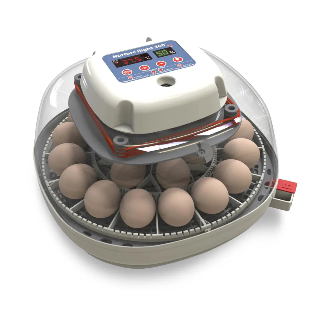 Nurture Right Egg Incubator for Hatching Chicks - Holds 22 Eggs