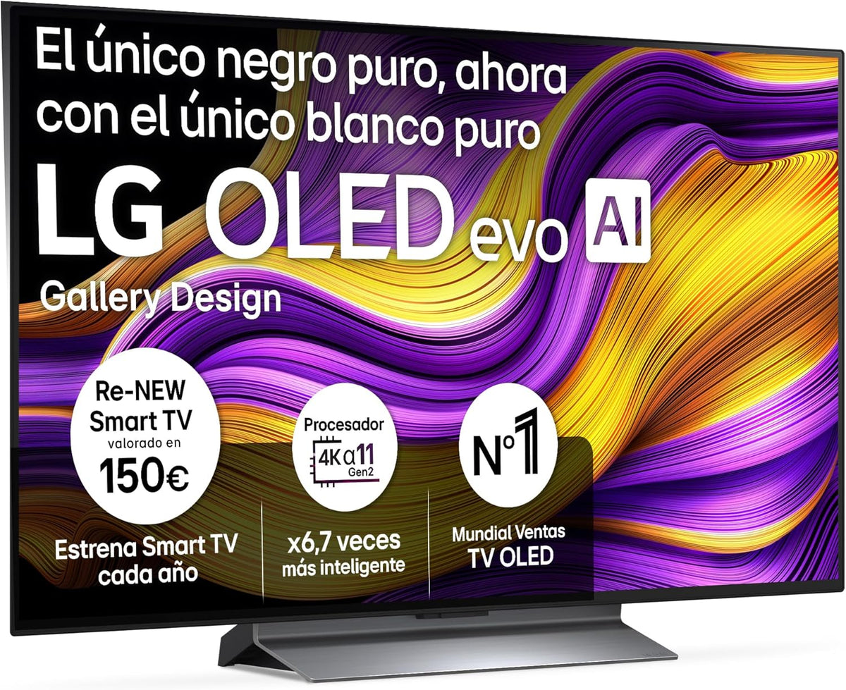 LG OLED65C54LA - TV 65. OLED EVO 4K. Smart TV AI C5. WebOS 25. Super Upscaling. Dolby Vision and Dolby Atmos. AMD FreeSync. Alexa/Google Assistant.