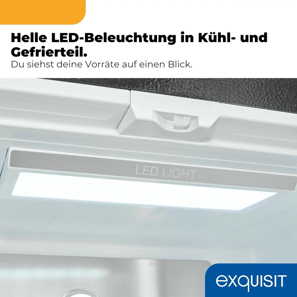 Exquisit Frenchdoor Kühl-Gefrierkombination | 506 l Nutzinhalt. Energieklasse E. 41 dB. No Frost Kühlen & Gefrieren. Schnellgefrieren. Wasserspender.