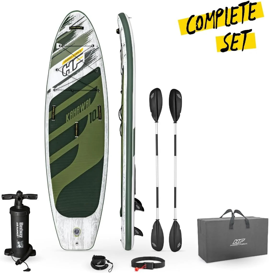 Hydro-Force SUP. aufblasbares Stand Up Paddle Board. komplettes Set. mehrere Stile. Größen. 2.4 m. 3.4 m. 3.8 m. 3.8 m. 3.8 m. 3.8 m