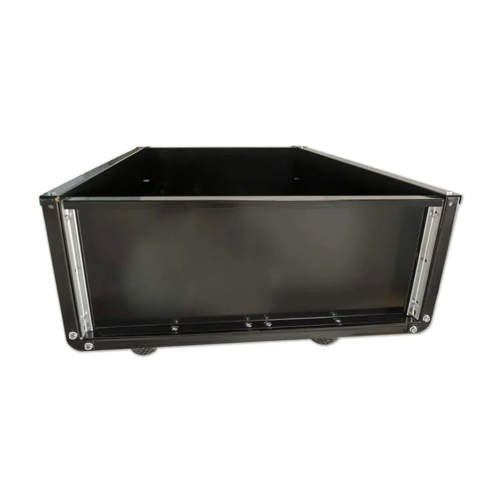 Utility Tow Behind Steel Dump Cart. 750 Pound Capacity