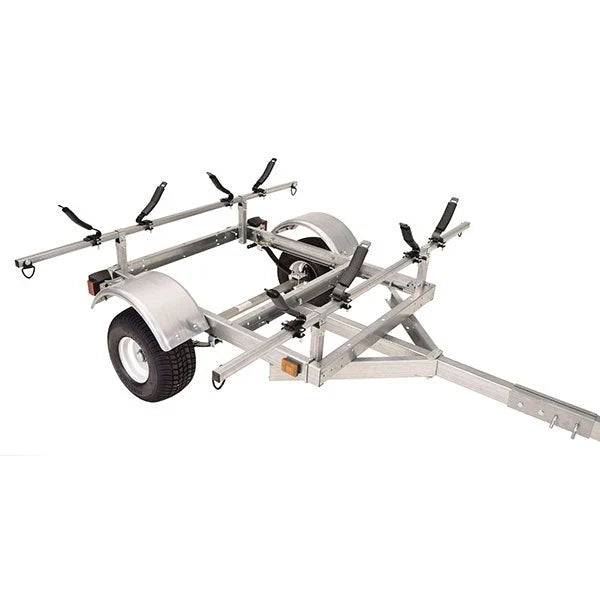 2-Kayak Trailer Package. 600-Lb. Capacity. Galvanized Steel. LED Lights. 70 MPH Rated Tires