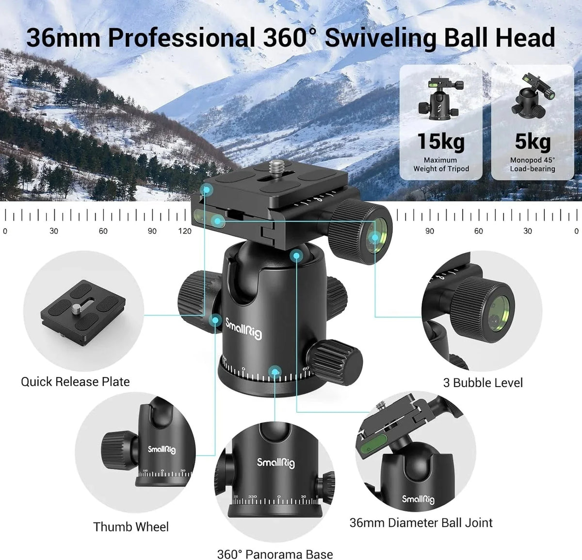 71 Foldable Aluminum Camera Tripod and Monopod. Adjustable Photography Tripod Stand for Cameras and Video