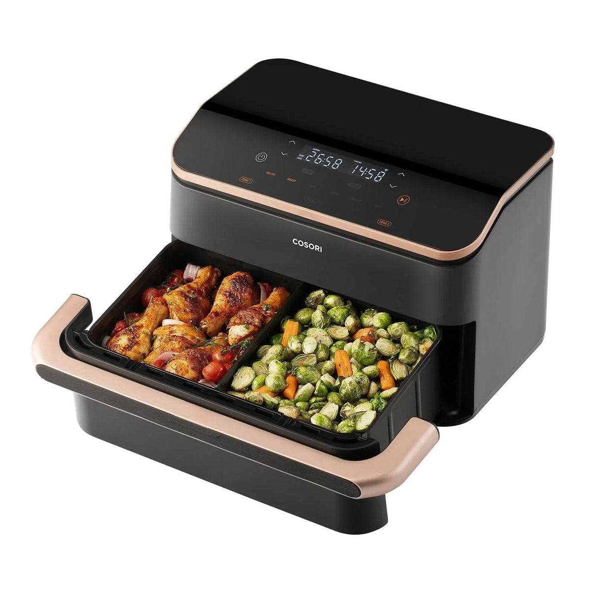 Cosori Dualblaze Smart TwinFry Freidora de Aire 10 L (5L + 5L)