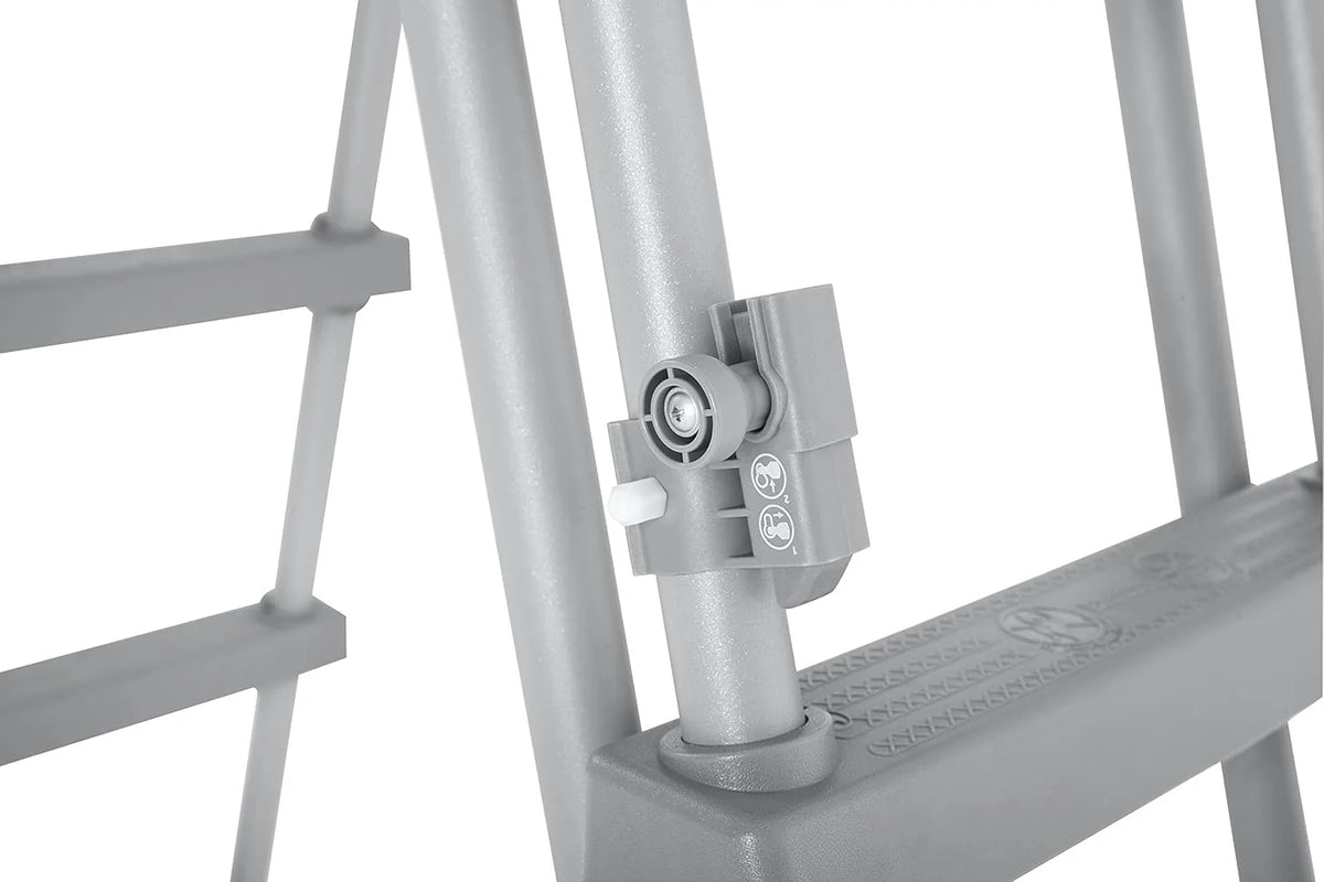 Bestway Escalera de seguridad para piscina Flowclear 1.32 m