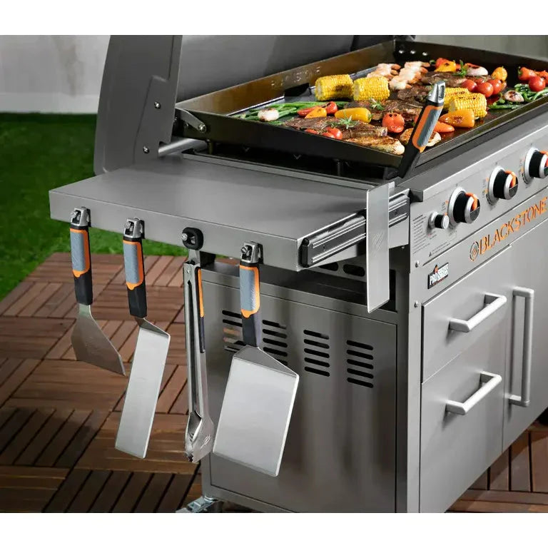 36 4-Burner Propane Griddle Station – 768 sq in Cooking Surface with Hood & Cabinet