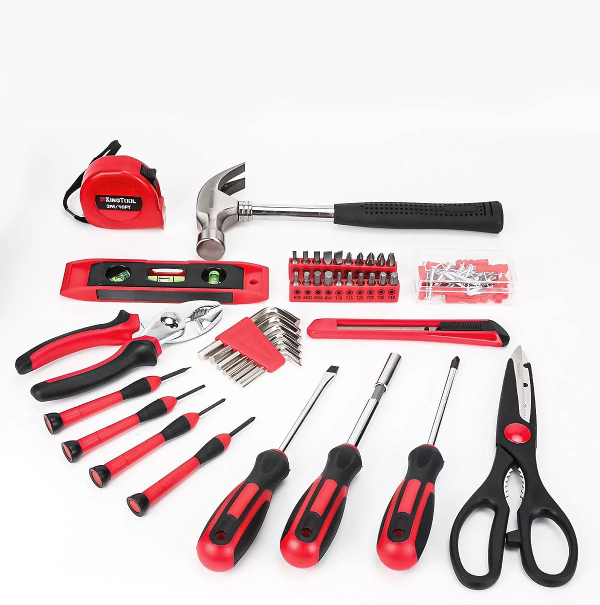 Home Tool Set Kit - 286 PCS Home Auto Repair Tool Kit with Rolling Tool Box. Mechanic Tool Sets with 21V Max Cordless Power drill. Perfect for Homeowner. Diyer. Handyman