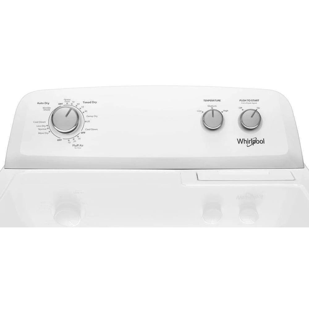 7.0 Cu. Ft. Electric Dryer. White