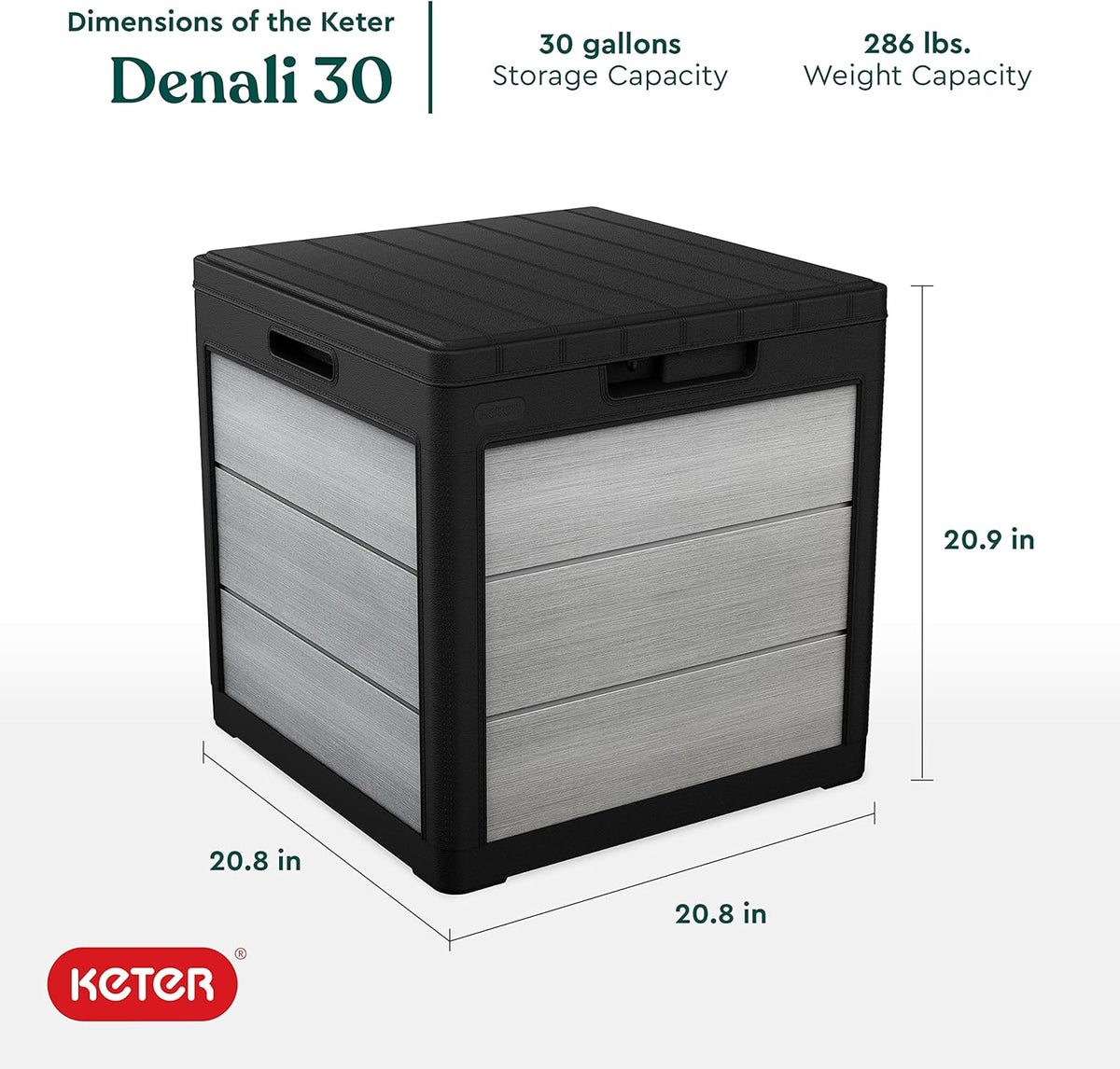 200 Gallon Resin Deck Box. Extra Large Outdoor Storage Container for Patio. Garden. Yard and Pool Area