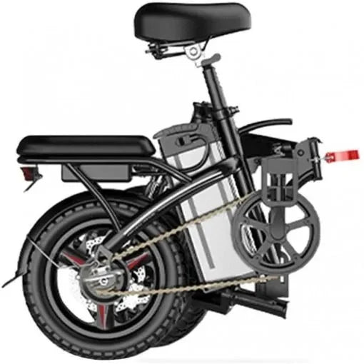 250W Folding Electric Bike for Adults and Teens. Removable Battery. Fat Tires. Black