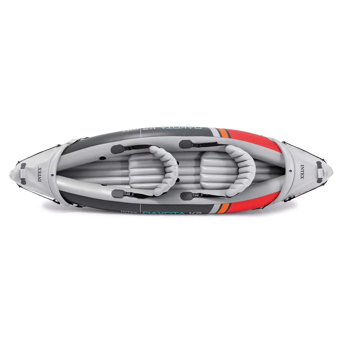 2025 Intex Dakota K2 Kayak inflable de vinilo para 2 personas. con remos y bomba – Caja abierta