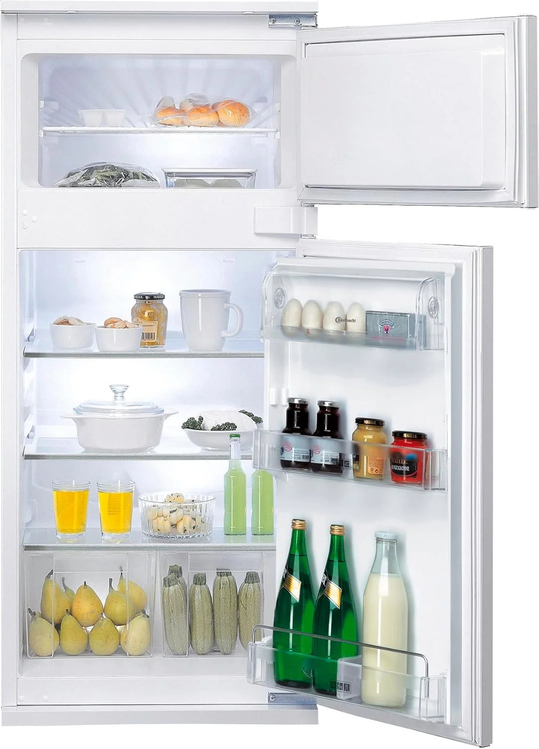 Bauknecht KDI 12S2 Einbau-Kühl-/Gefrierkombination. 173 l. elektronische Temperaturregelung. Abtauautomatik. LED-Beleuchtung. 36 dB leise.