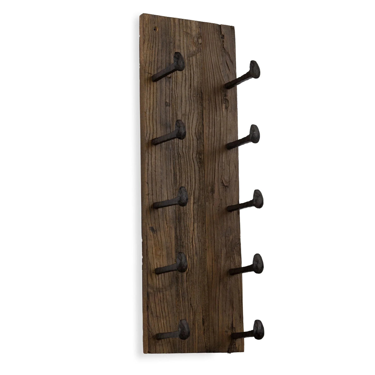 5 Bottle Wood Wall Mounted Wine Rack. Walnut Finish Bottle Holder for Kitchen. Dining Room and Home Bar