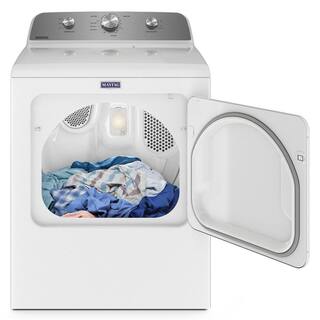 7.0 Cu. Ft. Vented Gas Dryer. White