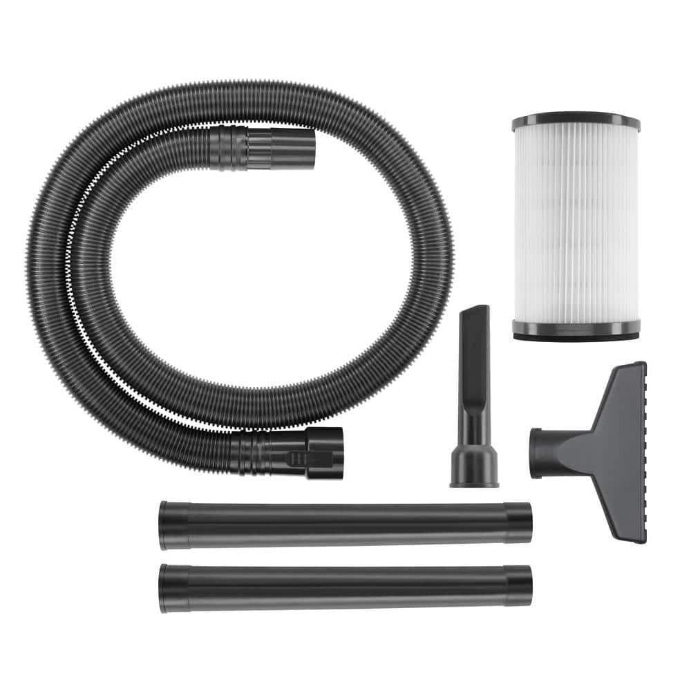 18V Cordless 6-Gallon Wet/Dry Vacuum Kit with 4.0Ah Battery. Charger and Accessories