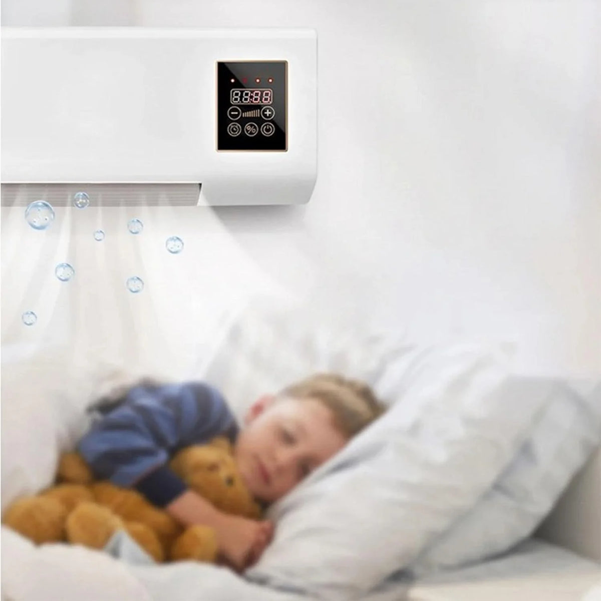 EpiCooler Klimaanlage Tragbar für Kühlung und Heizung. Epicooler Klimaanlage für Zuhause. Ganzjähriges Komfort-Accessoire. Modernes Designelement für