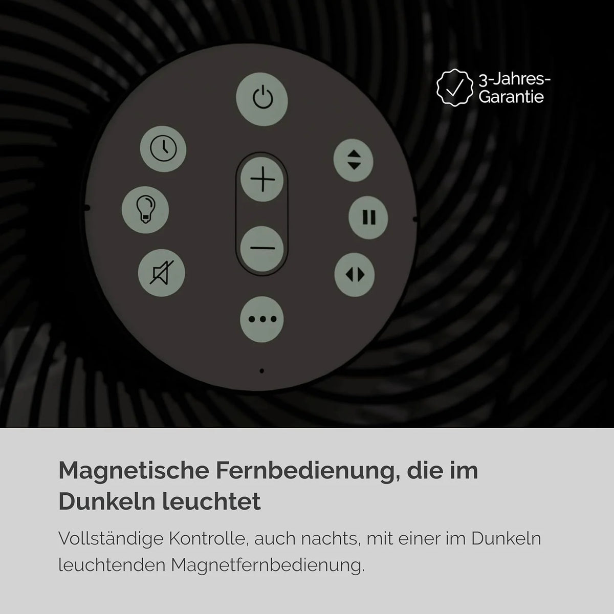 MEACO MeacoFan Sefte Tischventilator - 10 Luftumwälzer mit 12 Geschwindigkeiten - Horizontale und vertikale Oszillation - 3 Oszillationsbereiche -