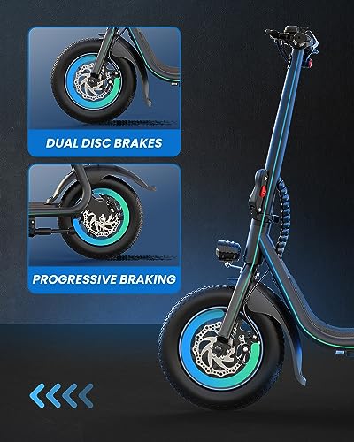450W Electric Scooter with Seat. 22-Mile Range