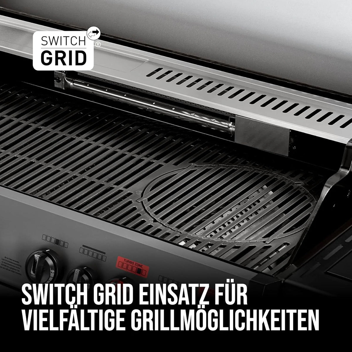 Enders Gasgrill Hyde 6 SIKR Turbo. 6-Brenner aus Edelstahl für kraftvolles direktes und indirektes Grillen. 800 °C TURBO ZONE. SWITCH GRID. Infarot-