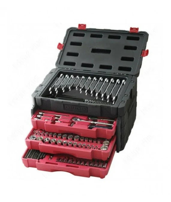 450-Piece Mechanics Tool Set. Ratchet Socket Hand Wrench Toolset