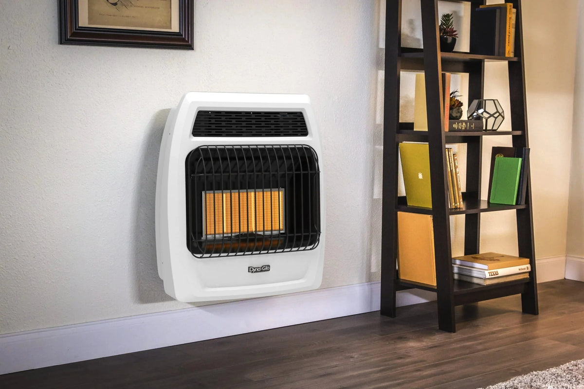 30.000 BTU Natural Gas Infrared Vent Free Thermostatic Wall Heater